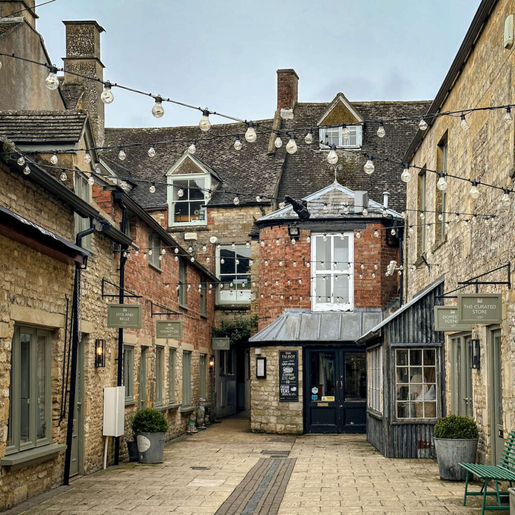 A small court in Stow on the Wold