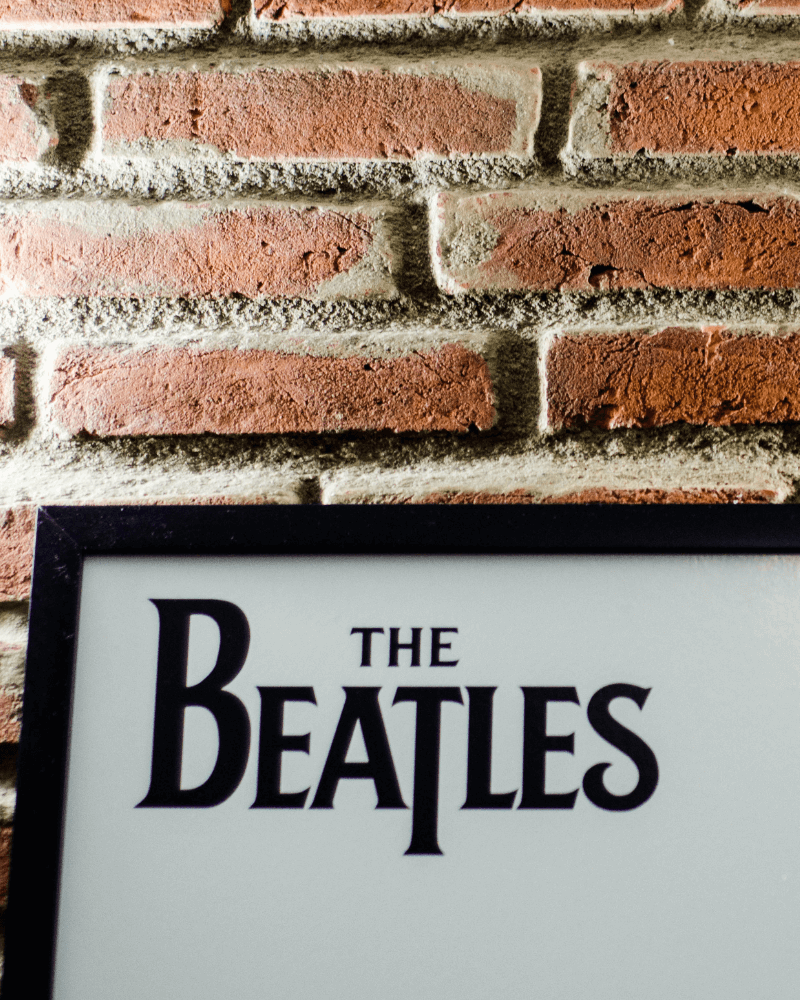 Large “Beatles” sign display in Liverpool, celebrating the city’s musical legacy