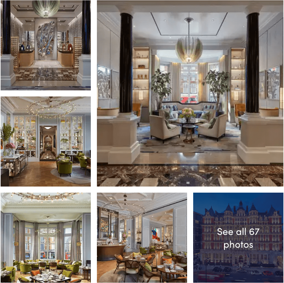 Photos of the Mandarin Oriental Hyde Park, one of the best luxury hotels in London