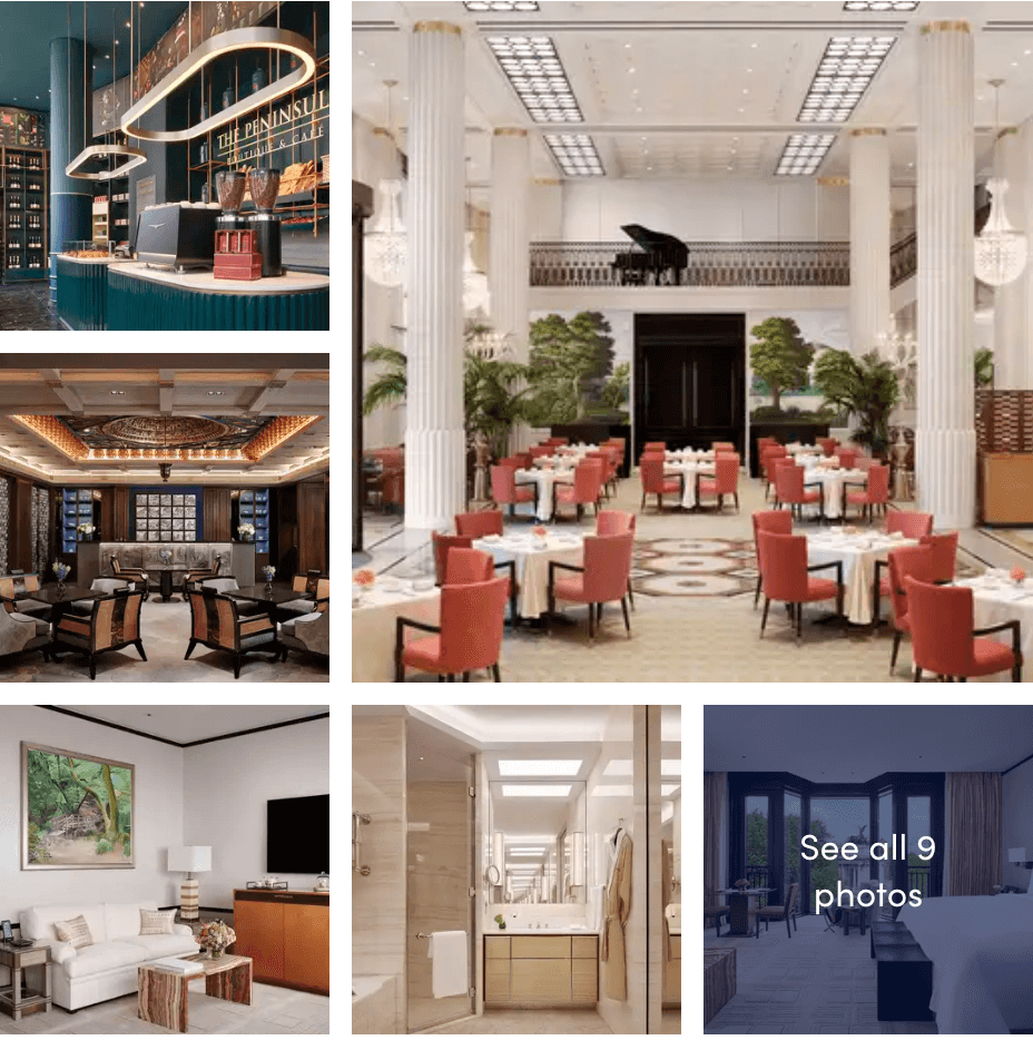 Photos of The Peninsula London, one of the best luxury hotels in London