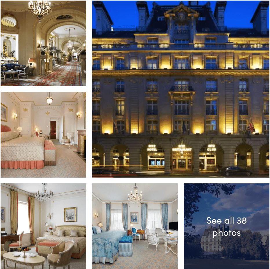Photos of The Ritz London, one of the best luxury hotels in London