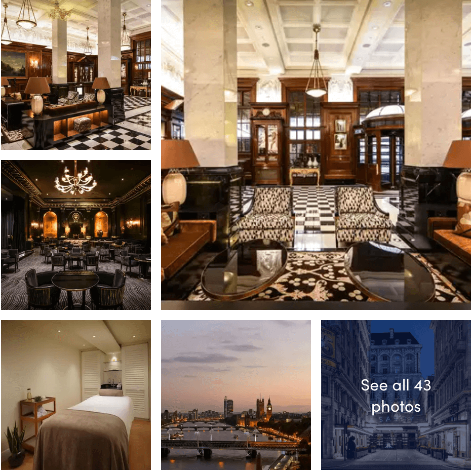 Photos of The Savoy, one of the best luxury hotels in London
