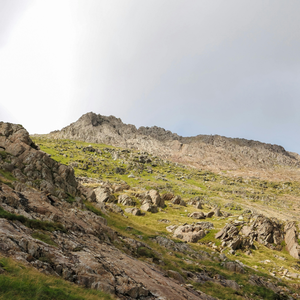 The mountain peaks of Eyrie (Snowdonia) in norther Wales. With some Wales travel tips it can be one of the most rewarding destinations in Wales.