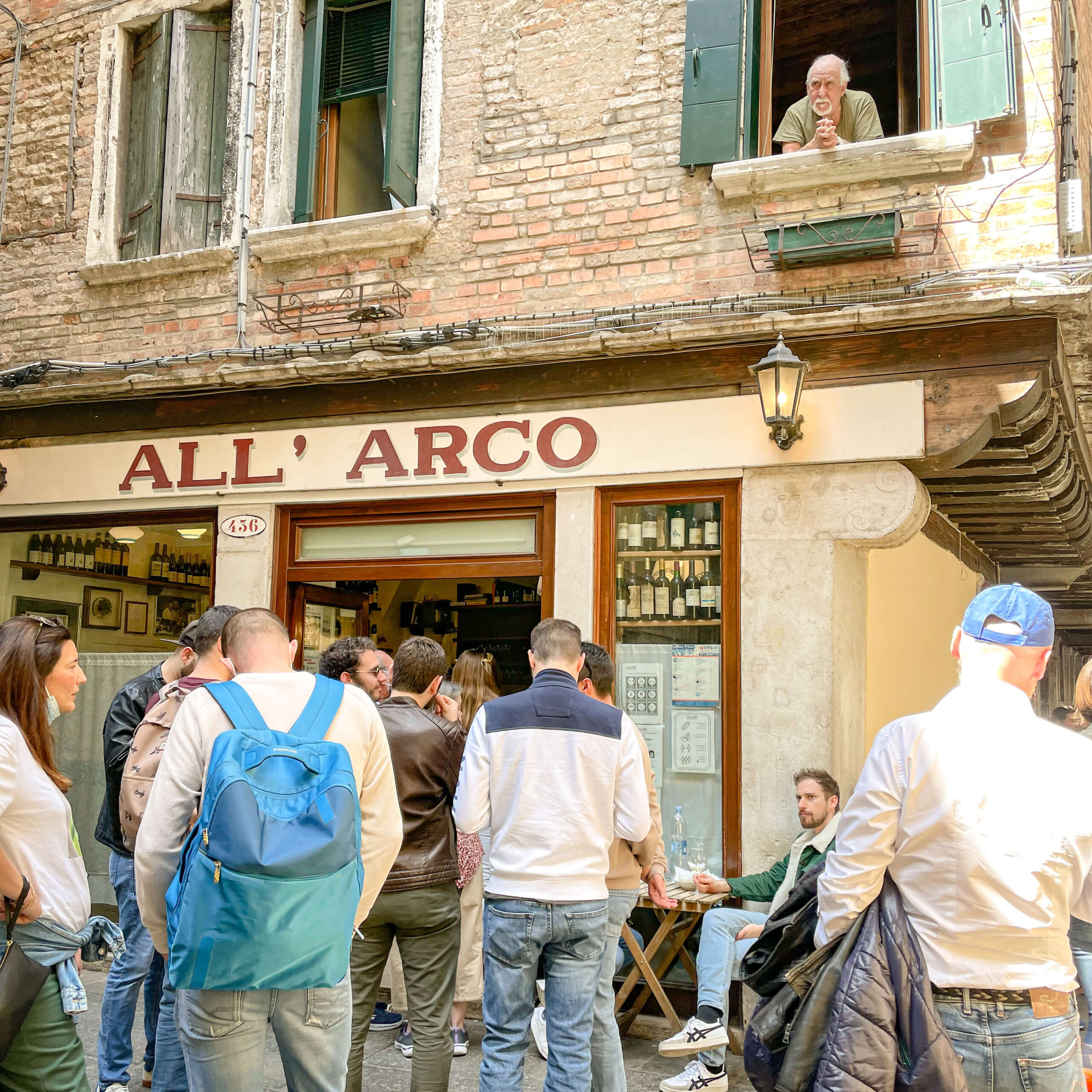 All' Arco, one of the most famous cicchetti bars in Venice, Italy