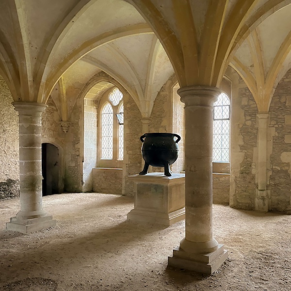 A Hogwarts classroom in Lacock Abbey