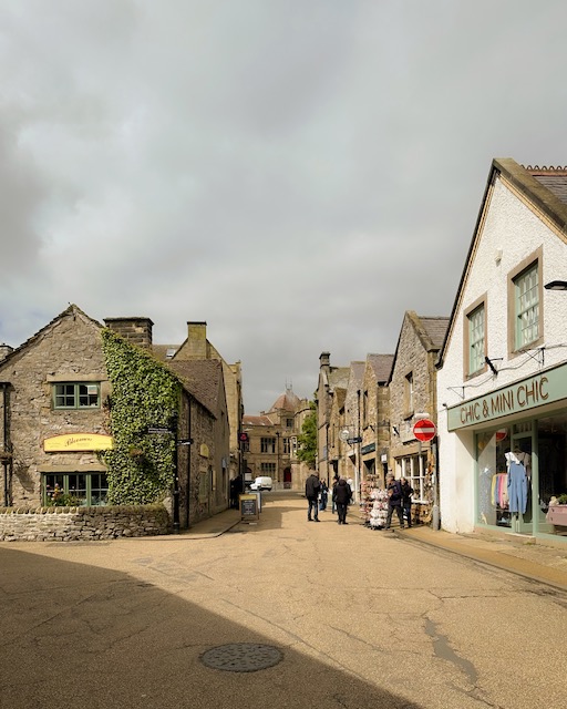 The streets of Bakewell in the Peak District.