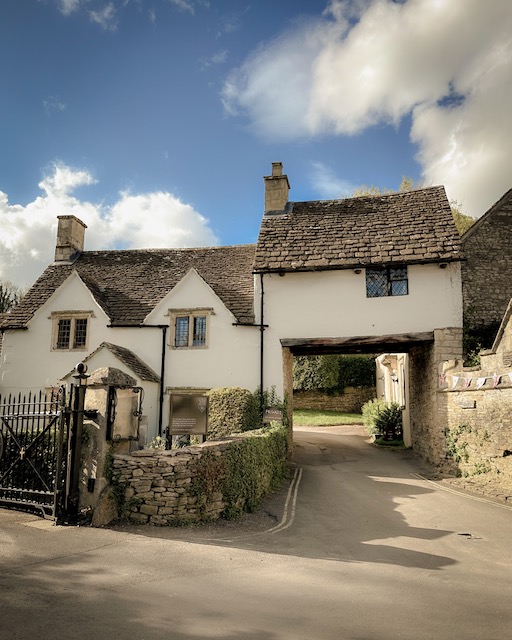 A small house over the road in Castle Combe