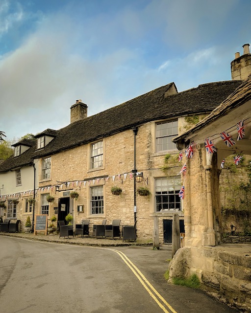 The market square of Castle Combe