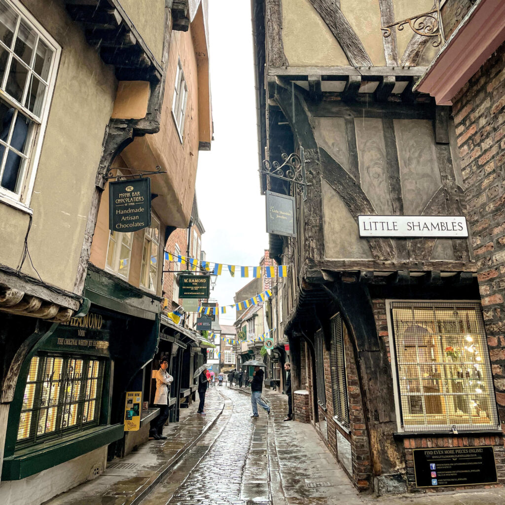 The Shambles, the most famous of York's medieval streets