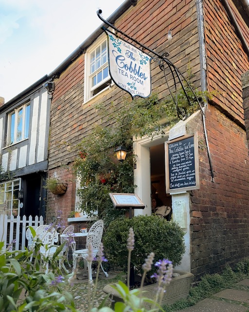 The Cobbles Tea Room in Rye, East Sussex.