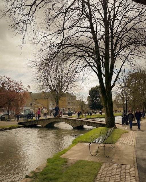 One of the bridges over the River Windrush in Bourton on the Water