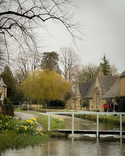 The river running through Lower Slaughter, part of what makes it one of the prettiest Cotswolds villages.