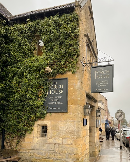 The Porch House in Stow on the Wold