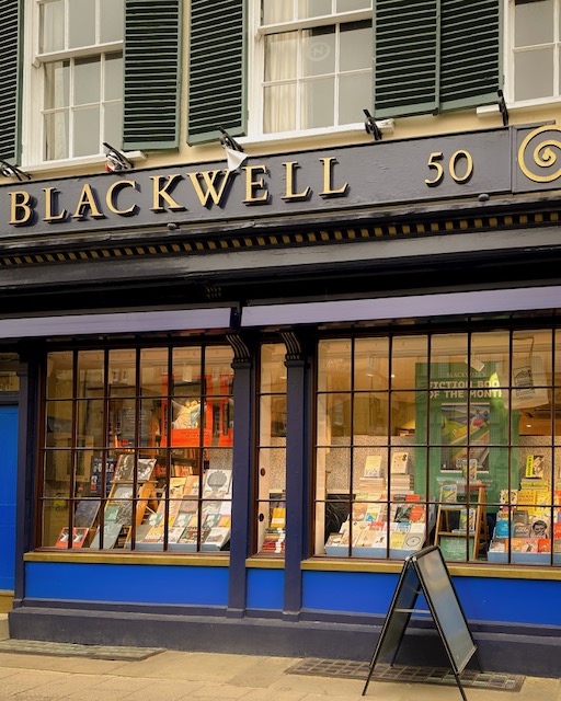 The exterior of Blackwell's Bookshop