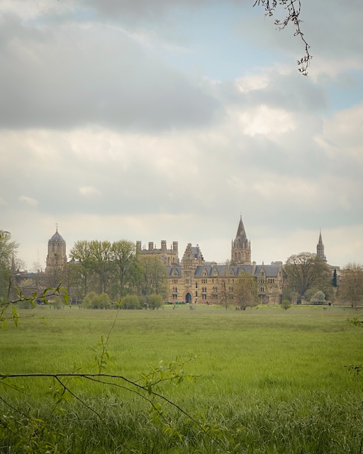 Views across Christ Church Meadow