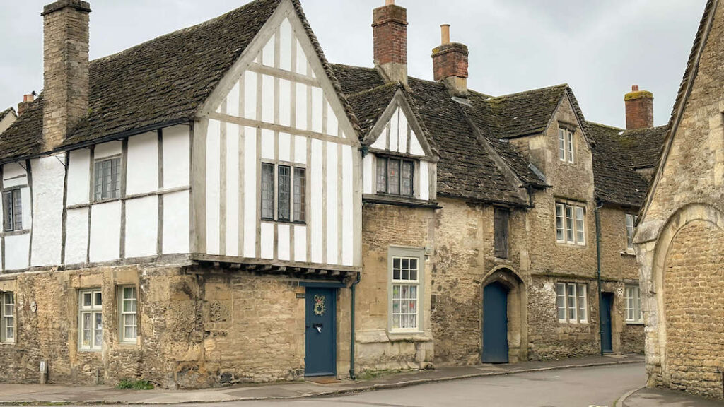 Lacock Village in England's southern Cotswolds