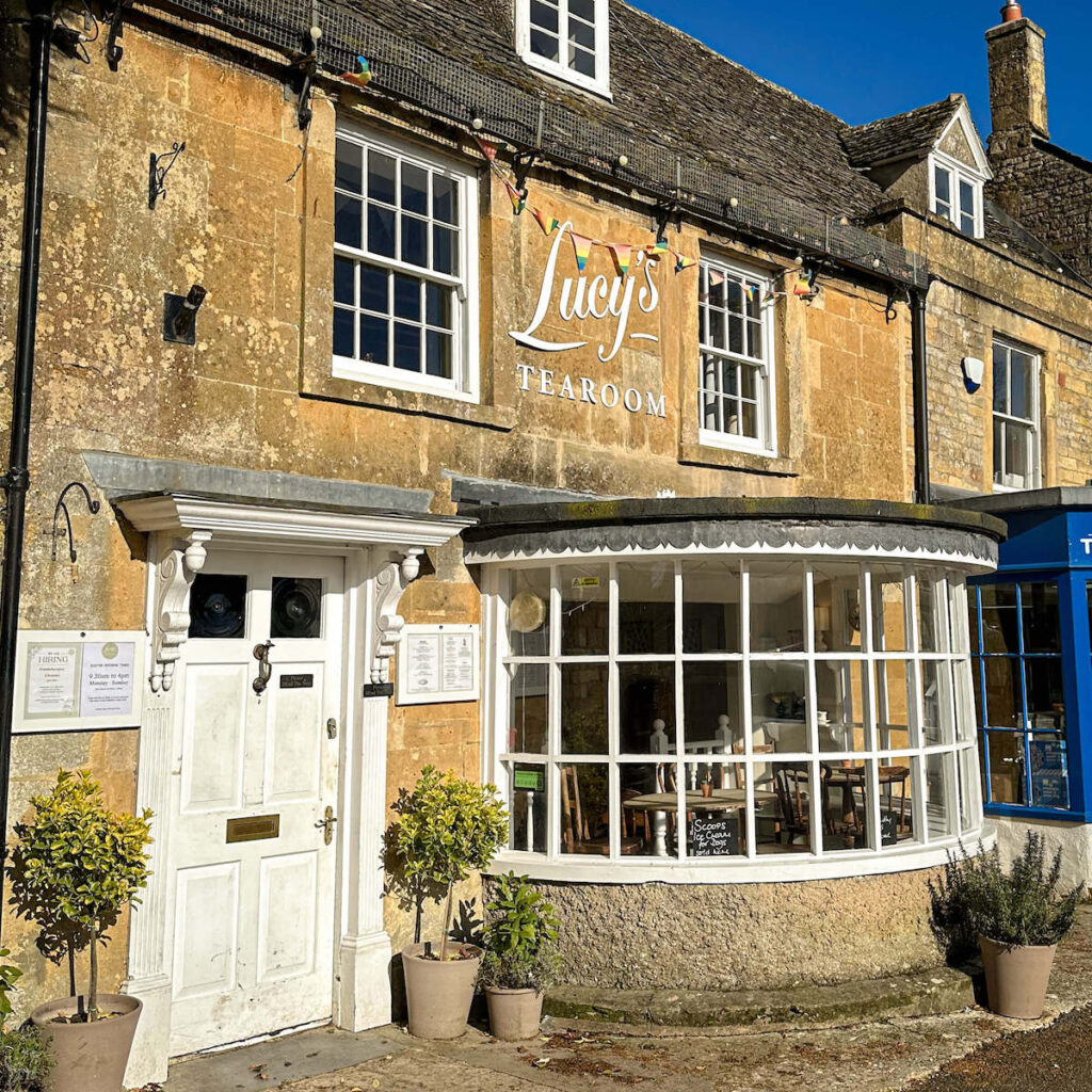 A tea shop in Stow on the Wold