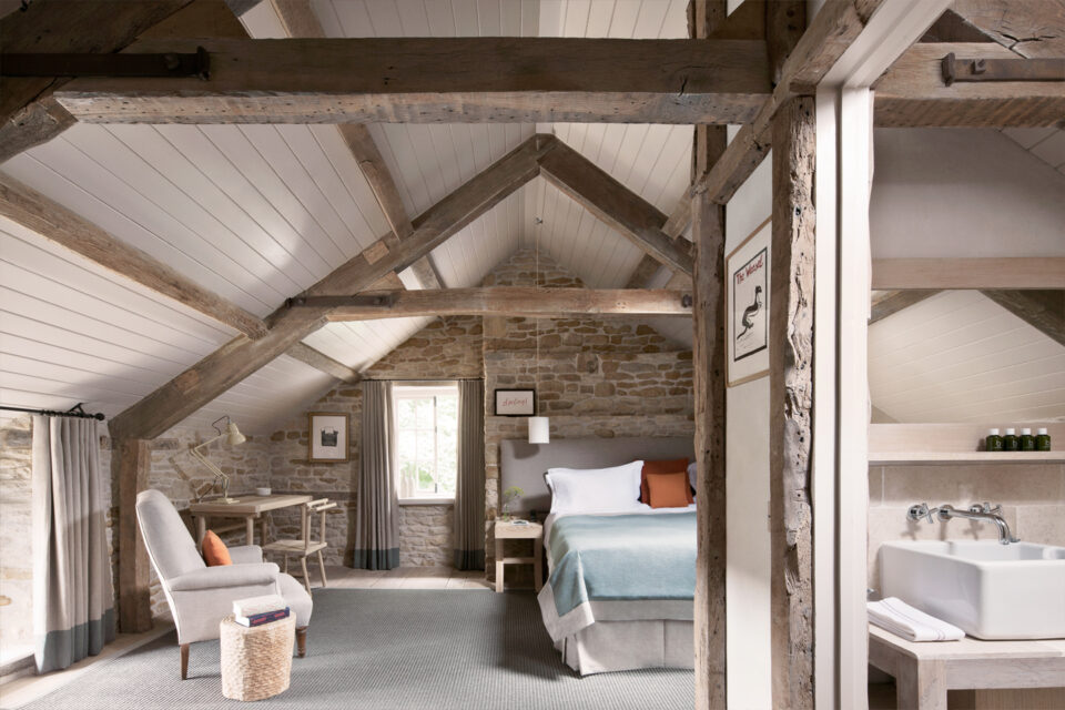 A room at The Wild Rabbit in Kingham