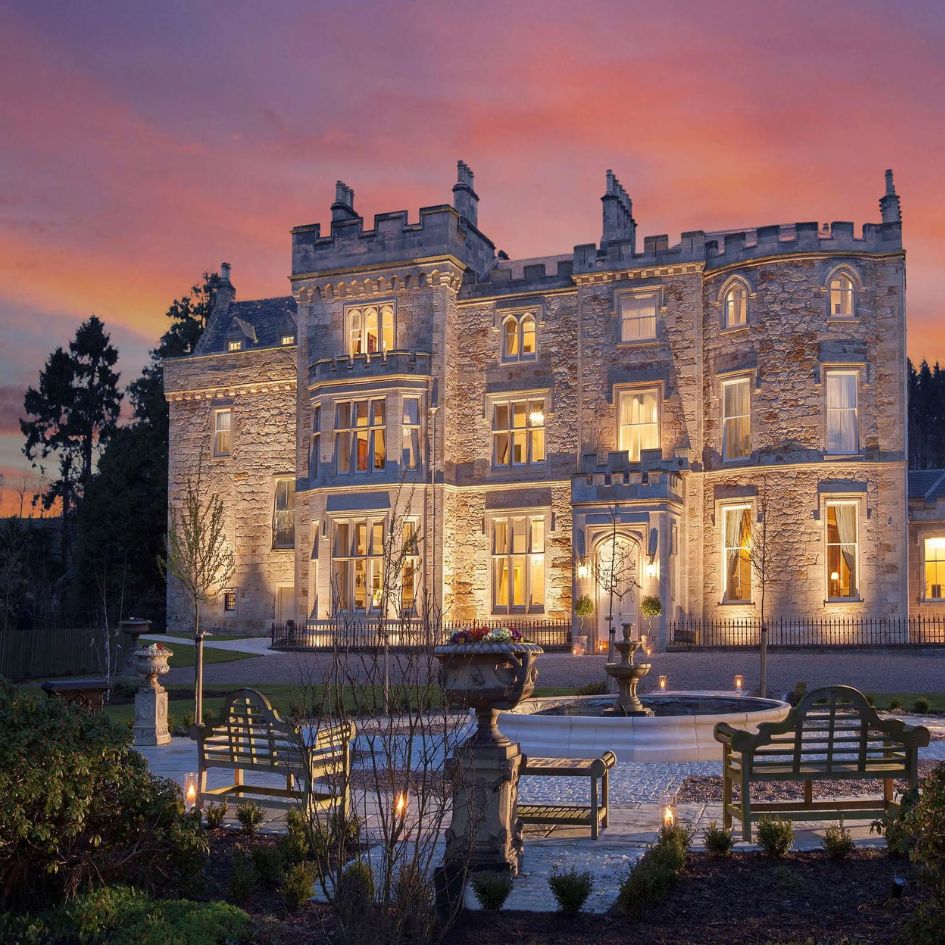 Crossbasket Castle, a luxury Scotland hotel near Glasgow