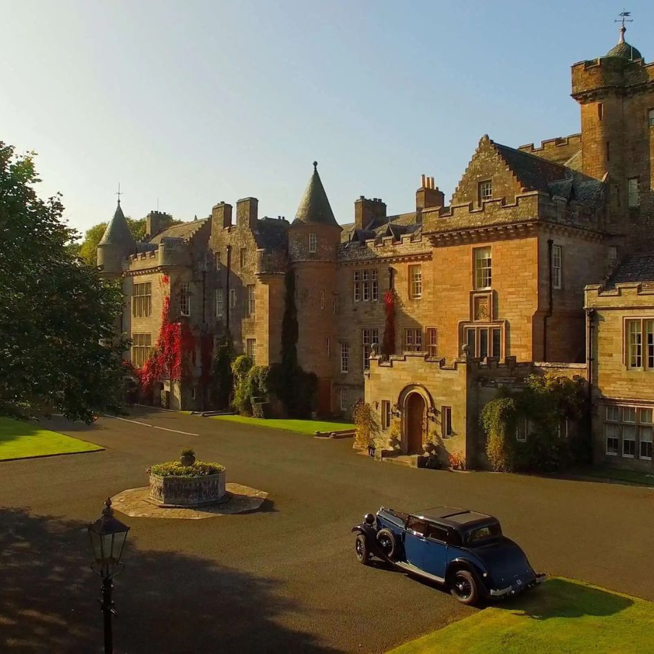 Glenapp Castle, on the west coast of Scotland