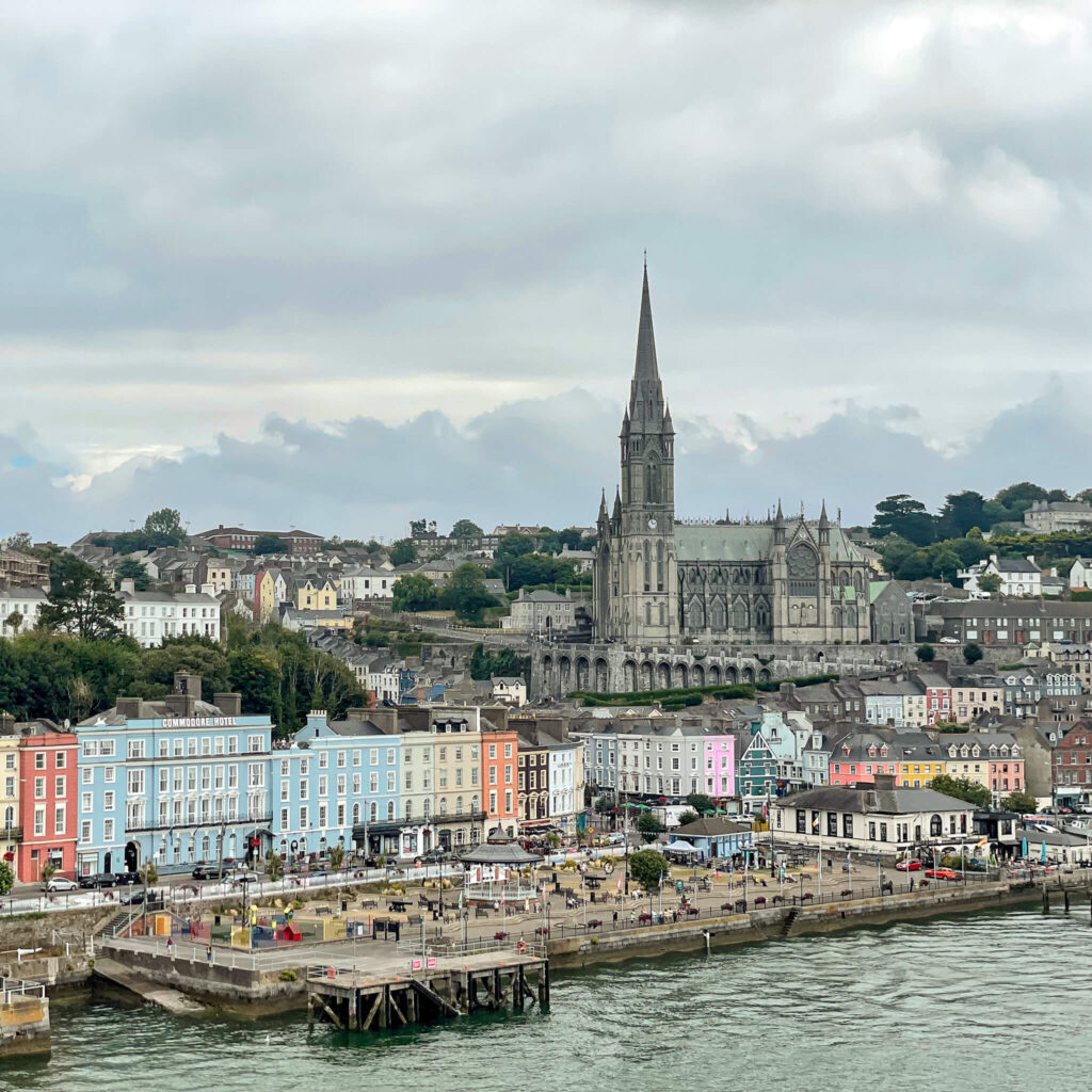 The waterfront of Cobh, Ireland