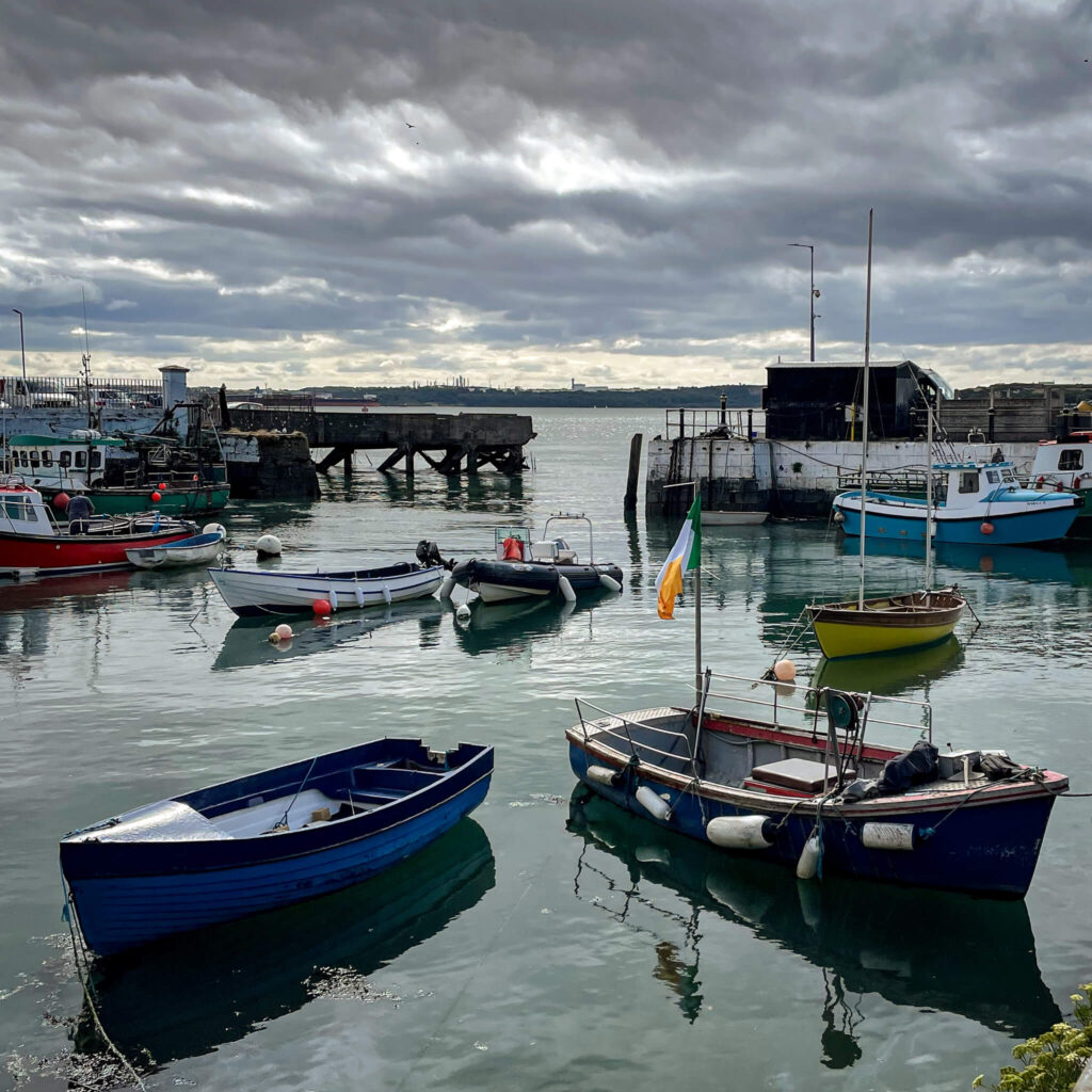 The view towards Spike Island, one of the many things to do in Cobh