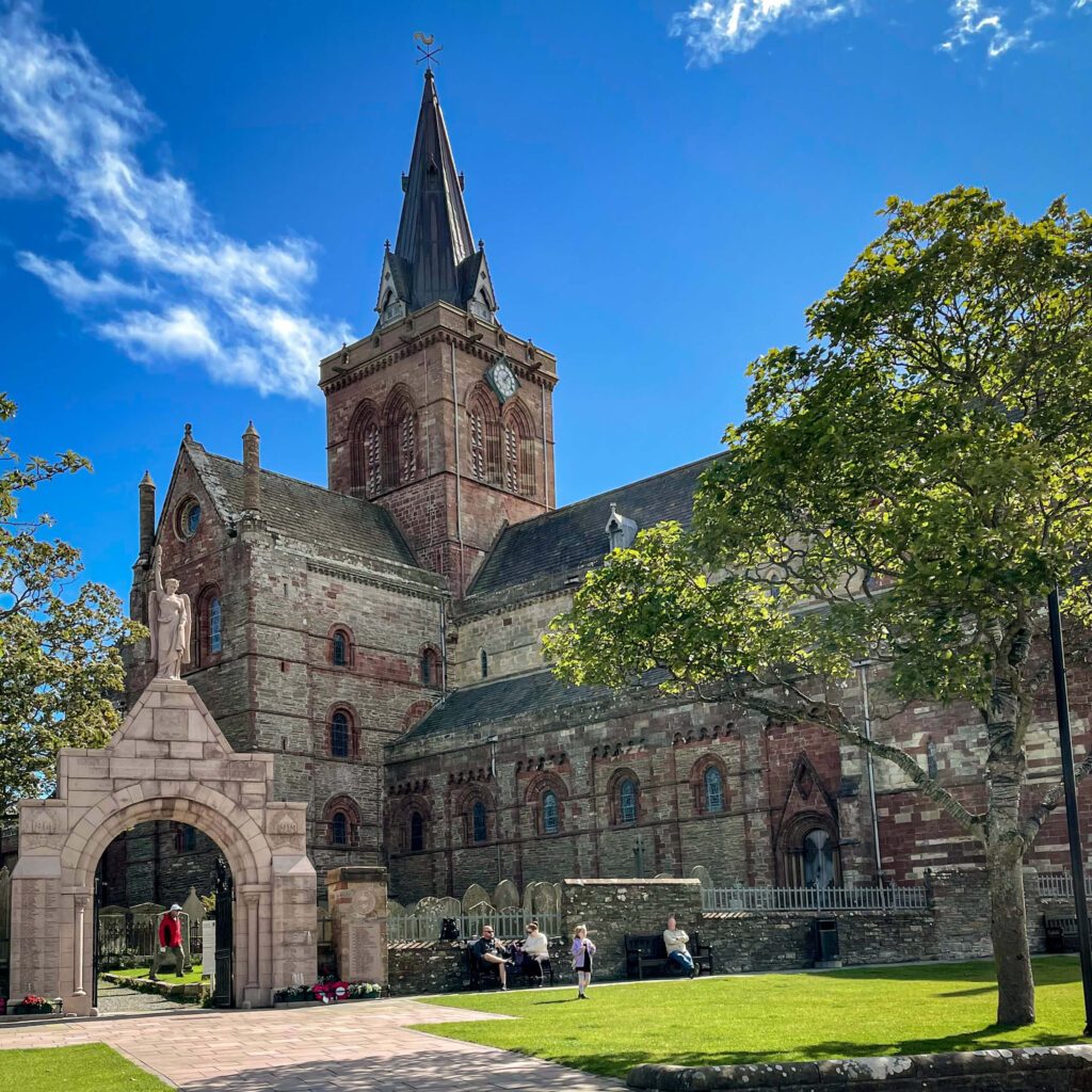 The St. Magnus Cathedral in Kirkwall