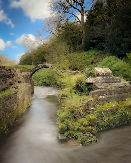 The river that runs past and through Fountains Abbey