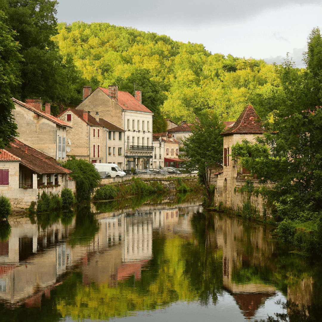 The Dordogne valley in France