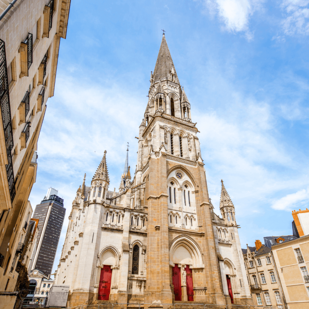 The city of Nantes in the Pays de la Loire