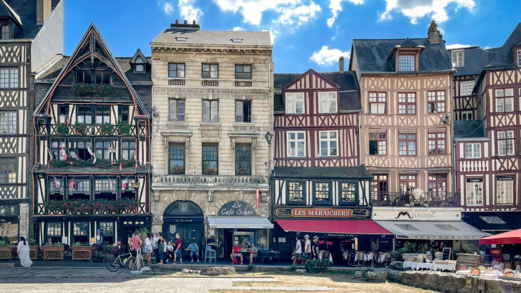 The Place du Vieux Marche, Rouen's old market square