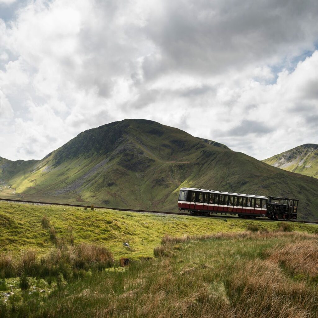 The Snowdon Mountain Railway in Wales