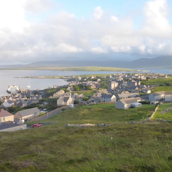 The small town of Stromness on Mainland in the Orkney Islands