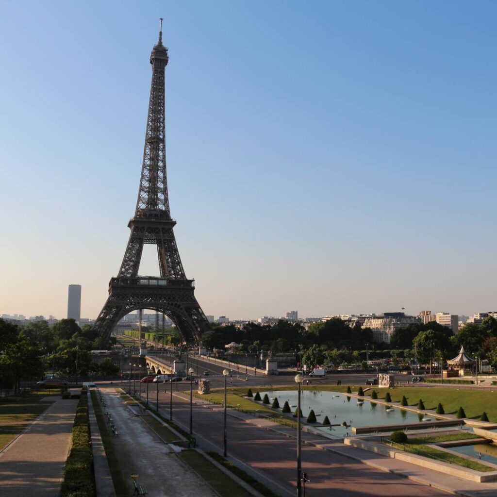 View of the Eiffel Tower from the Trocadéro