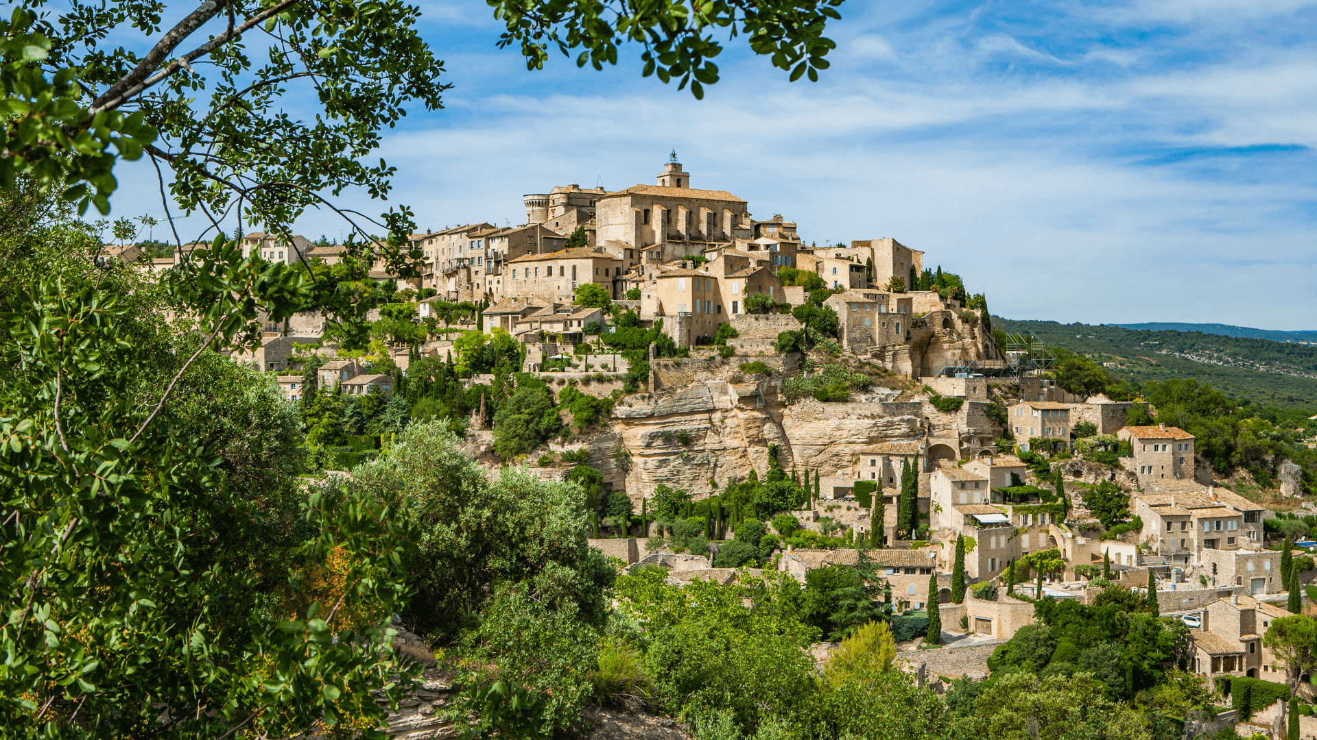 Gourdes, a hilltop village and one of the 7 best towns in Provence France