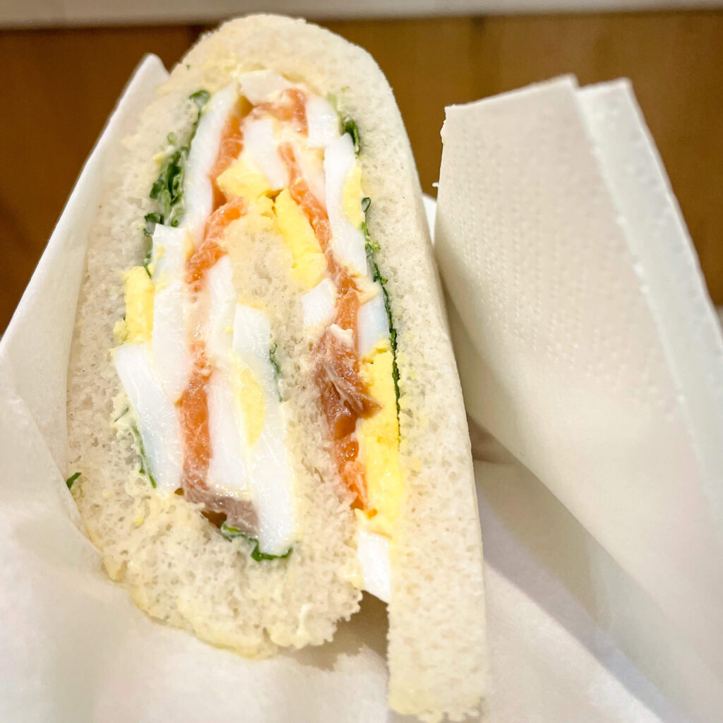 Close view of the inside of a cicchetti